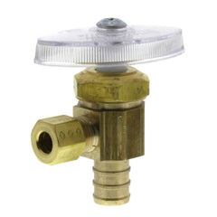 BrassCraft BRPX09XR Multi-Turn Water Stop, Angle Valve, 1/2 Inch Nominal Barb x 1/4 Inch OD Compression