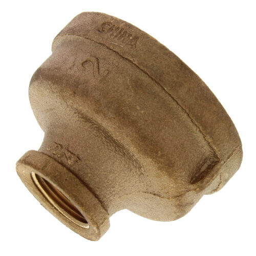 Everflow BRRC2120-NL 2-1/2 X 1 Reducing Coupling Brass Lead Free