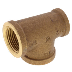 Everflow BRRT0344-NL 3/4 X 1/2 X 3/4 Reducing Tee -3 Size Brass Lead Free