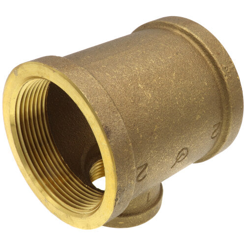 Everflow BRRT2004-NL 2 x 1 Reducing Tee - 2 Size Brass Lead Free