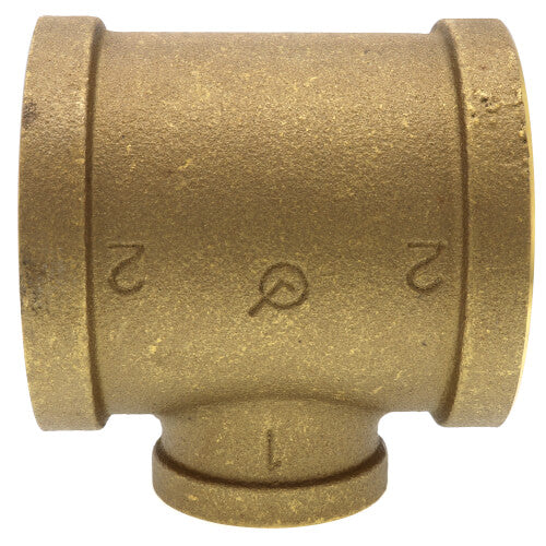 Everflow BRRT2004-NL 2 x 1 Reducing Tee - 2 Size Brass Lead Free