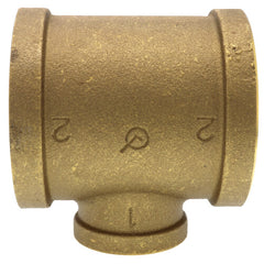 Everflow BRRT2004-NL 2 x 1 Reducing Tee - 2 Size Brass Lead Free