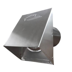 Builder's Best 111145 4 Dty Alu Vent Hood w Flapper 4 x 6