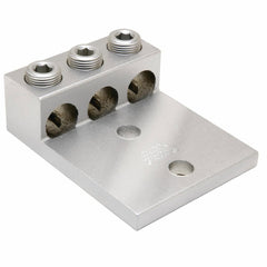 Burndy K3A26U2N Aluminum Universal Terminal, 3 Conductor, 1/2 Stud, 1.75 Stud Hole Spacing