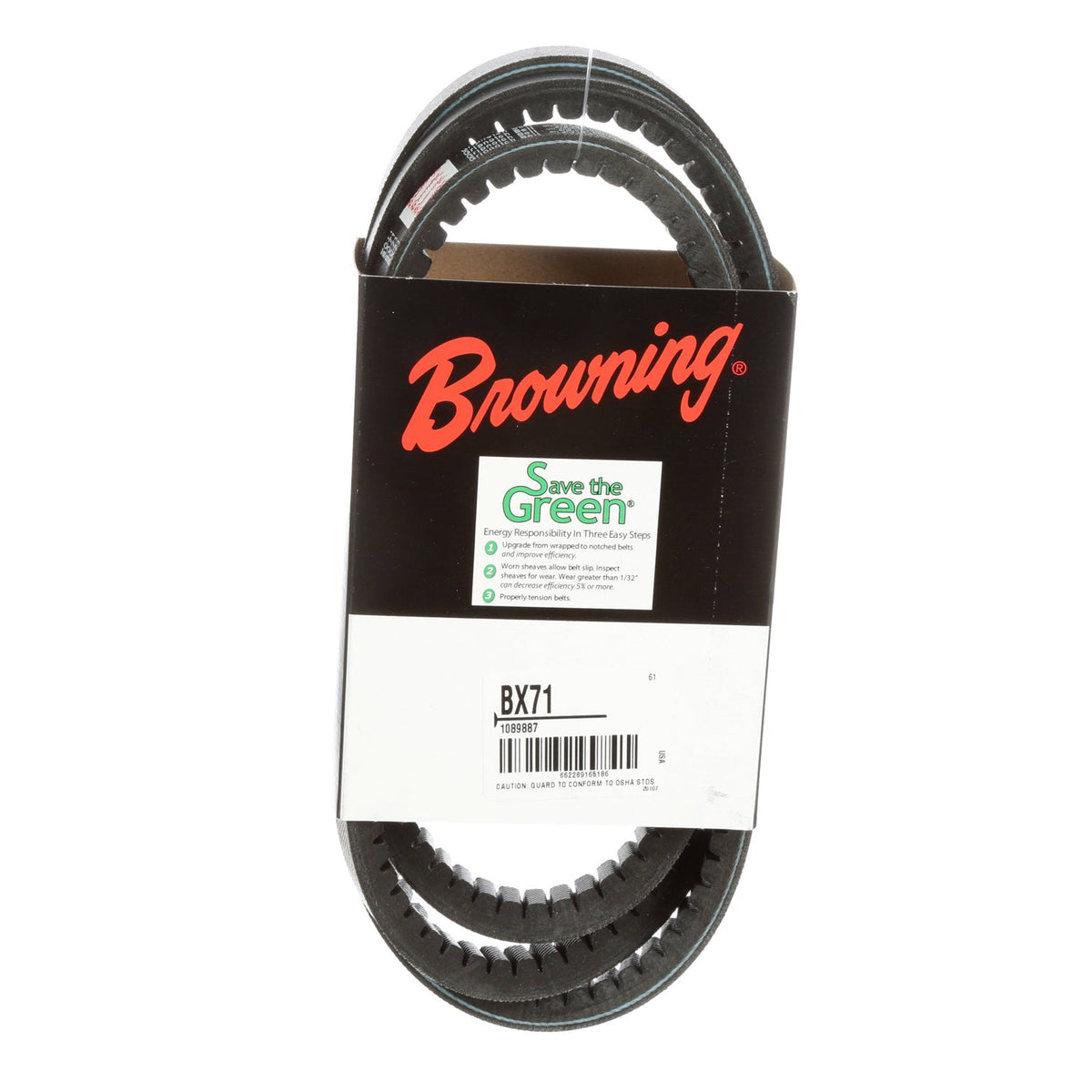 Browning BX71 Gripnotch Belt Motor Parts Accessories HVAC