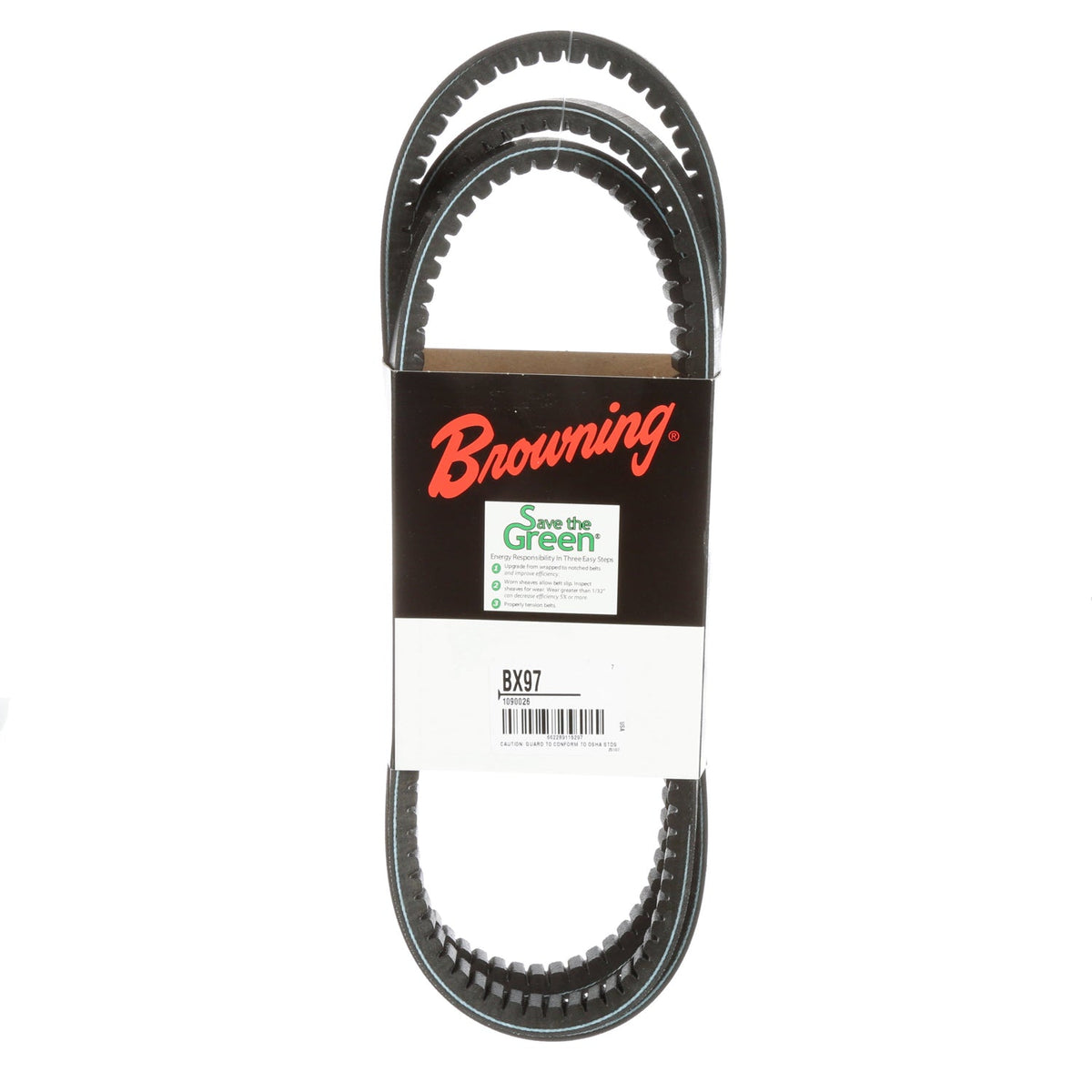 Browning BX97 Gripnotch Belt V-Belt Power Transmission Belt 100 Inches