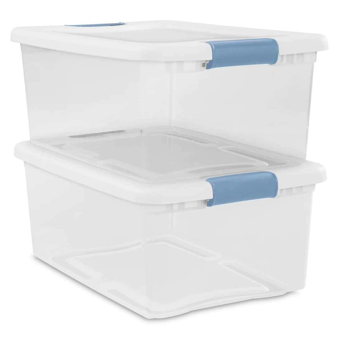 STERILITE Sterilite 14948012 15 Quart Latching Storage Tote (12 Pack)