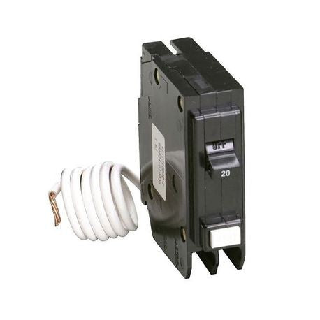 Eaton BRP120GF Breaker, 20A, 1P, 120V, 10 kAIC, Type BR Ground Fault