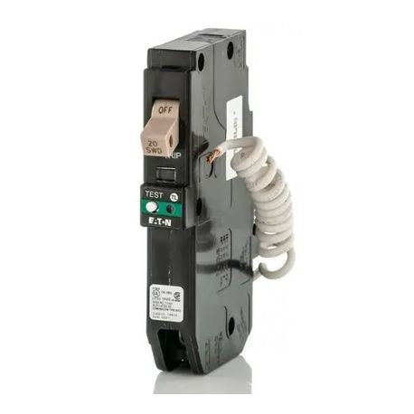 Eaton CHFN120AF Type CH Combination Miniature Arc Fault Circuit Breaker 120/240 VAC 20 A 10 kA