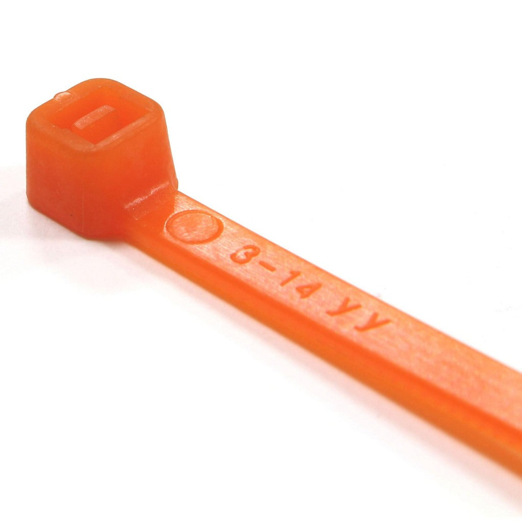 PRO-SOURCE Pro-source TSL-200-I-YO-PRO Orange Cable Ties 8in 100pk
