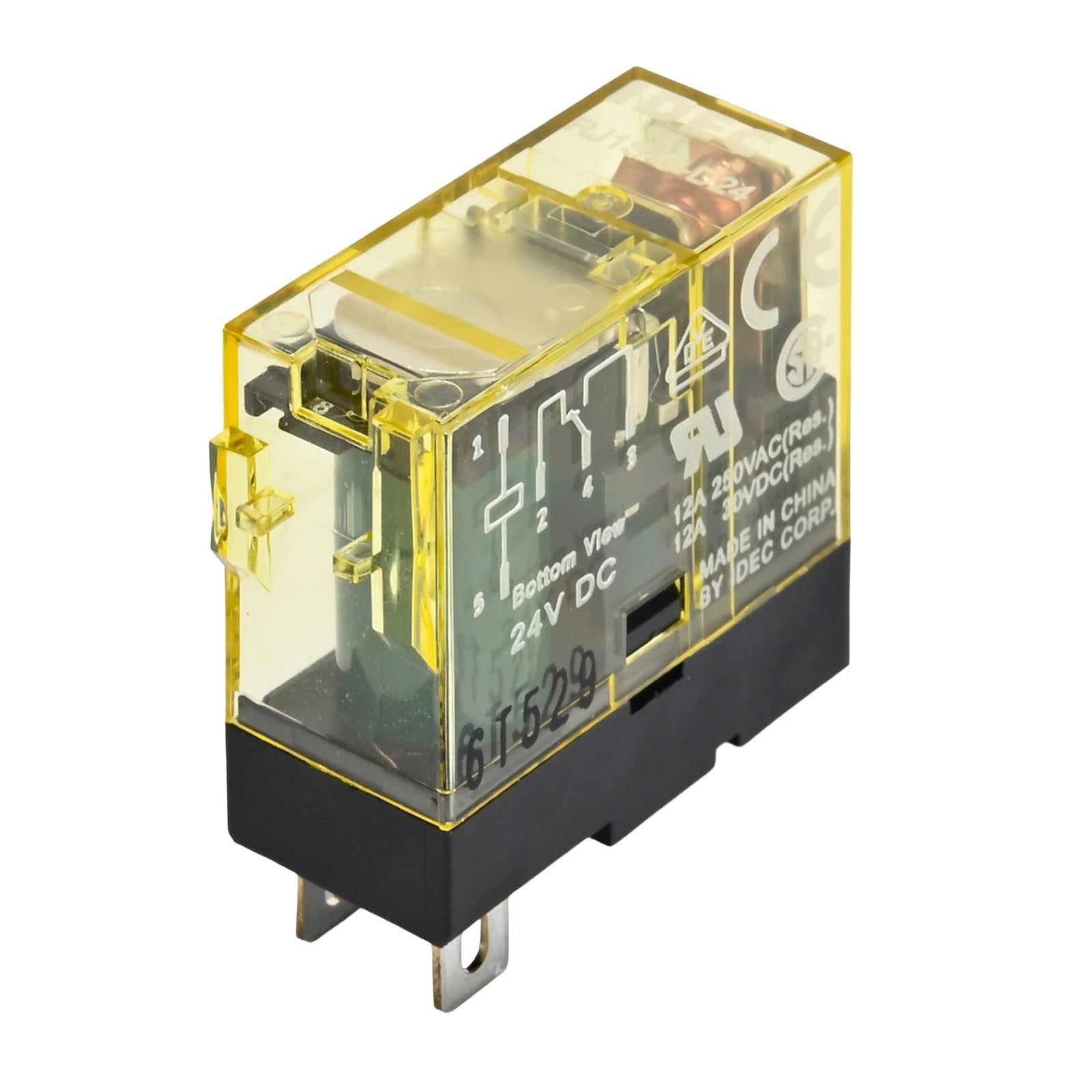 IDEC Idec RJ2S-C-D24 slim power relay 24VDC (10 pack) RJ2S-C-D24