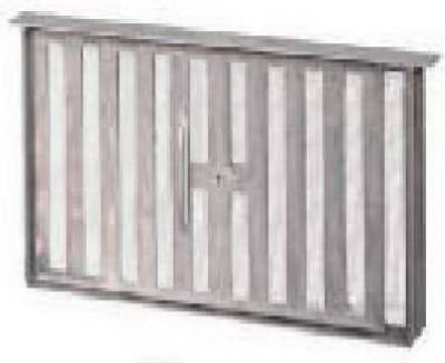 LOMANCO Lomanco 142F Foundation Vent 8x16 Inch Mill Aluminum