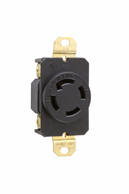 Legrand L1930R Pass & Seymour L1930-R Receptacle Single 4Wire 30Amp 277/480Volt Turnlok