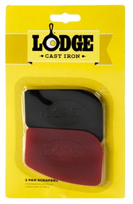 LODGE Lodge Mfg SCRAPERPK Polycarbonate Pan Scraper 2 Pack