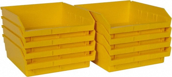 QUANTUM STORAGE SYSTEMS Quantum Storage QSB109YLCS Hopper Shelf Bin Yellow