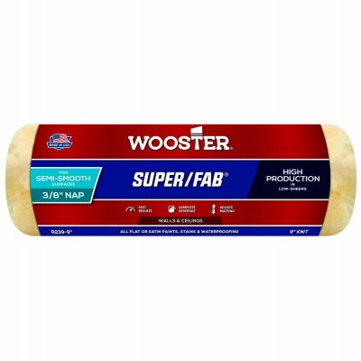 WOOSTER Wooster Brush R239-9 Roller Cover 9 in 3/8 Nap