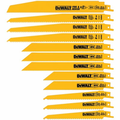 BSC PREFERRED Bsc Preferred DW4892 Reciprocating Saw Blade Set 12 Piece