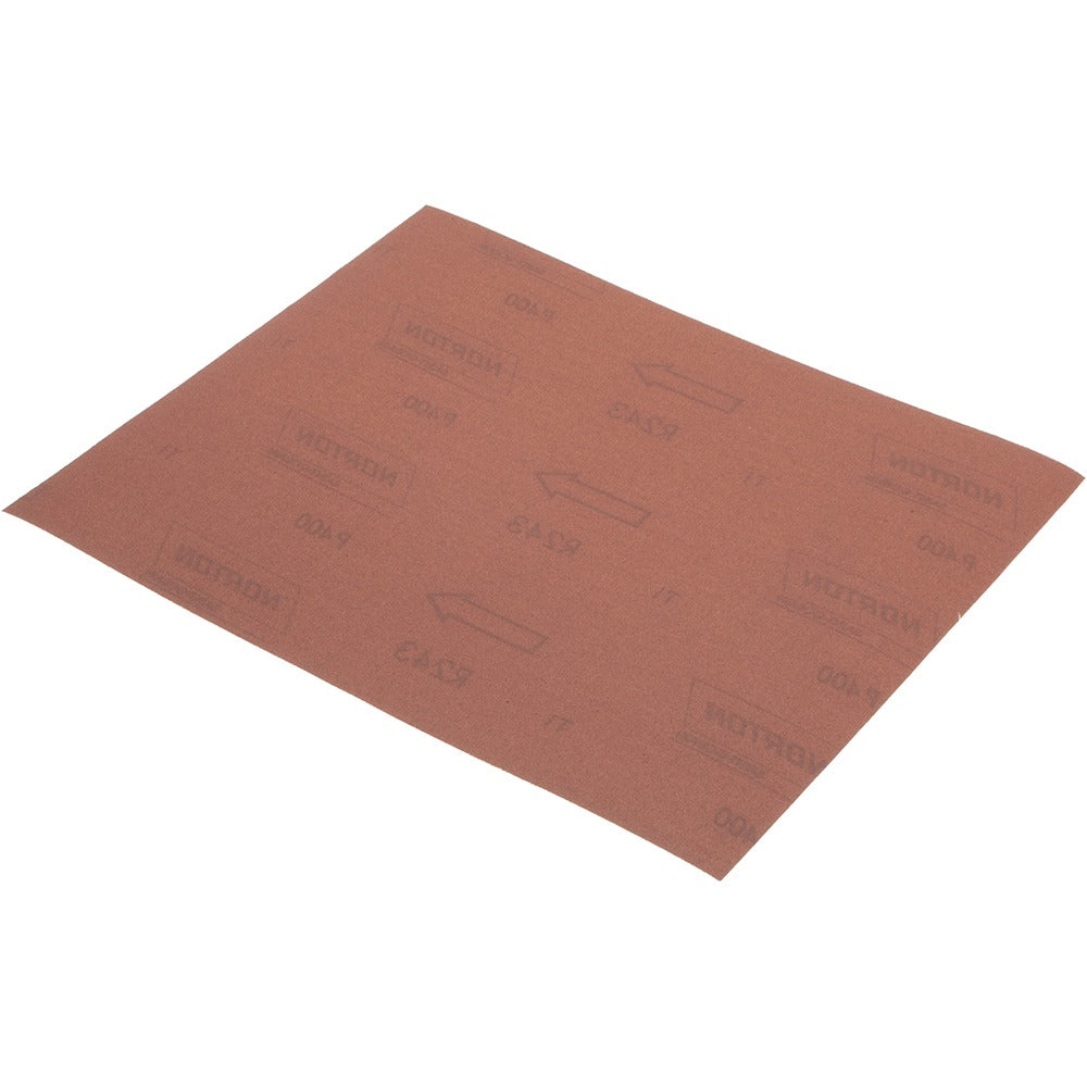 NORTON Norton 66261181509 Sanding Sheet 400 Grit Aluminum Oxide