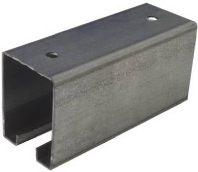 NATIONAL HARDWARE National Mfg N105-213 Galvanized Trolley Rail 10 Ft 450 Lb