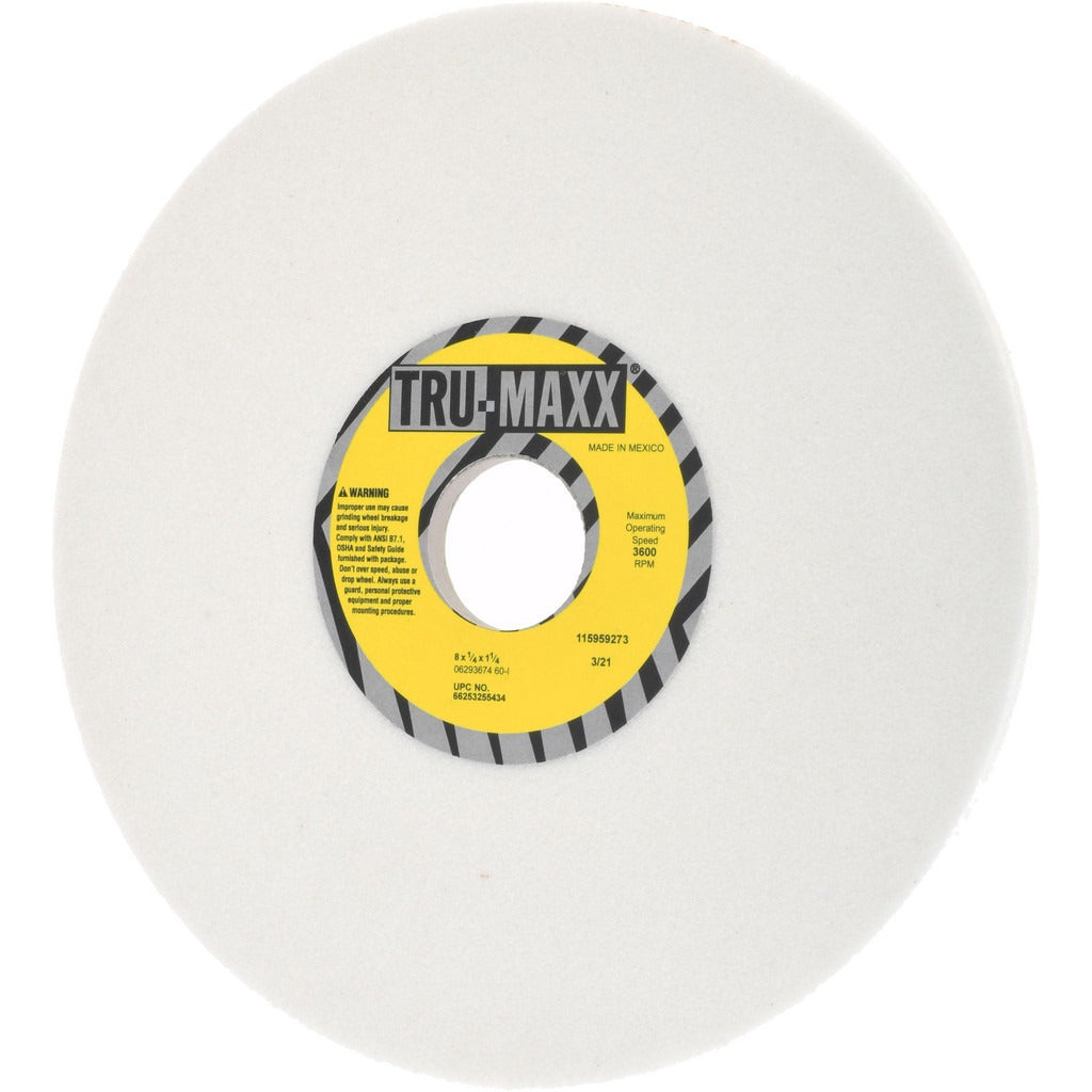 TRU-MAXX Tru-maxx 66253255434 Surface Grinding Wheel 8in 60 Grit