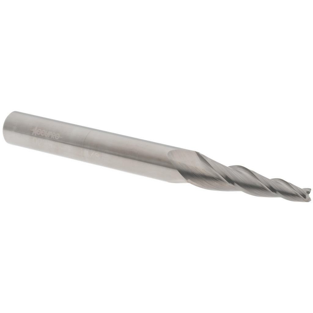 ACCUPRO Accupro 12177524 Tapered End Mill 3 Flute Solid Carbide