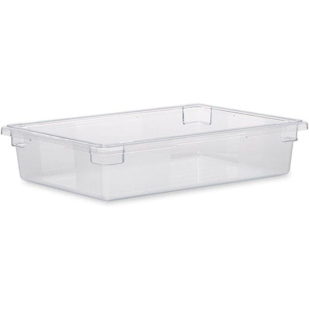 RUBBERMAID Rubbermaid FG330800CLR Food Tote Box 8 Gal Clear
