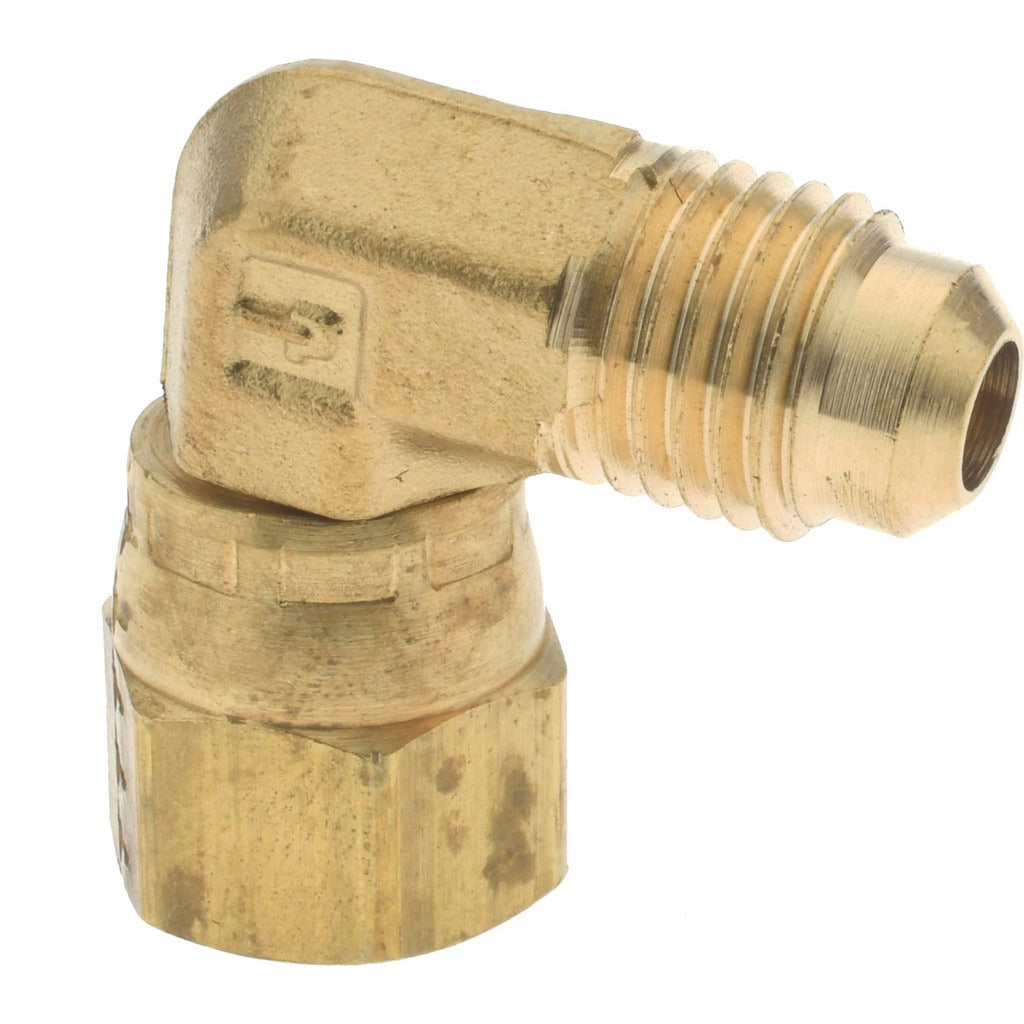 PARKER Parker 166FSV-4-4 Brass 90 Deg Flare Swivel Nut Elbow
