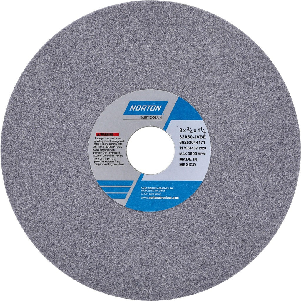 NORTON Norton 66253044171 Surface Grinding Wheel 60 Grit 8 in