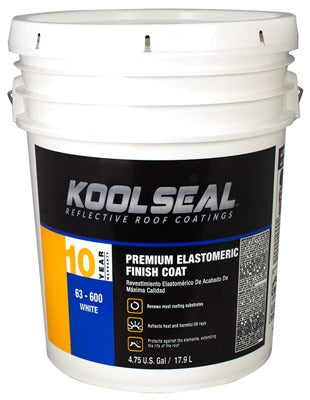 KOOL SEAL Kst Coating KS0063600-20 White Elastomeric Roof Coating