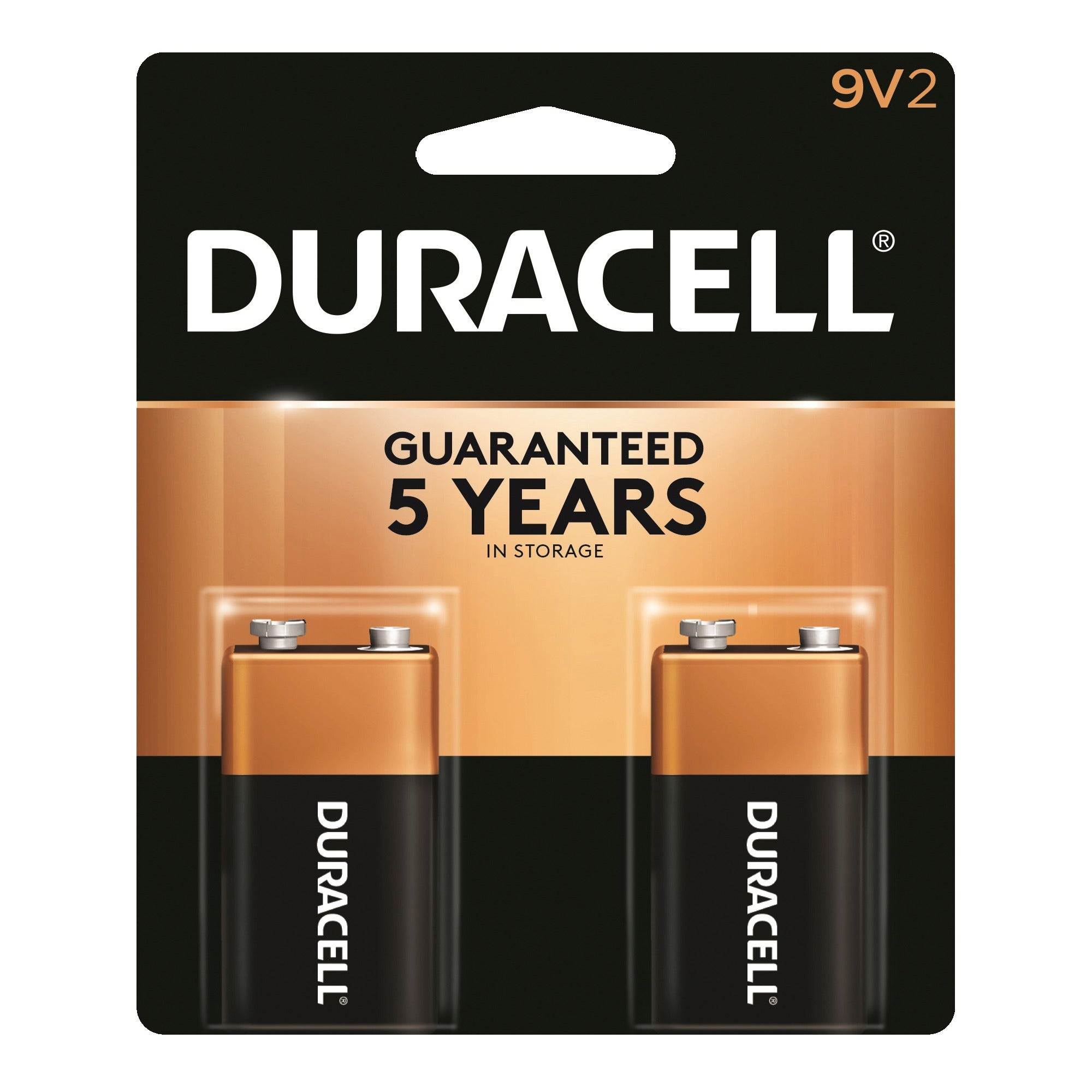 DURACELL Duracell MN1604B2Z CopperTop Alkaline 9V 2-Count