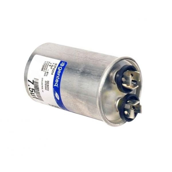 INTERNATIONAL COMFORT PRODUCTS Icp 1172086 Round Run Capacitor 7.5 Mfd 370V