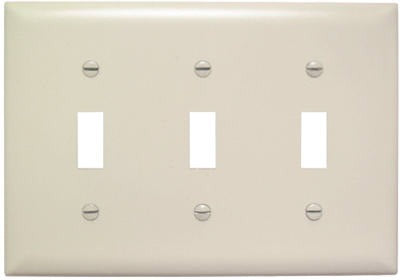 LEGRAND Pass Seymour TP3LACC12 3 Gang Toggle Wall Plate 12 Pack