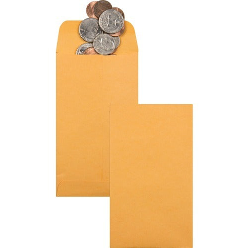 QUALITY PARK Quality Park QUA50562 Coin Envelope Size 5.5 Kraft 500