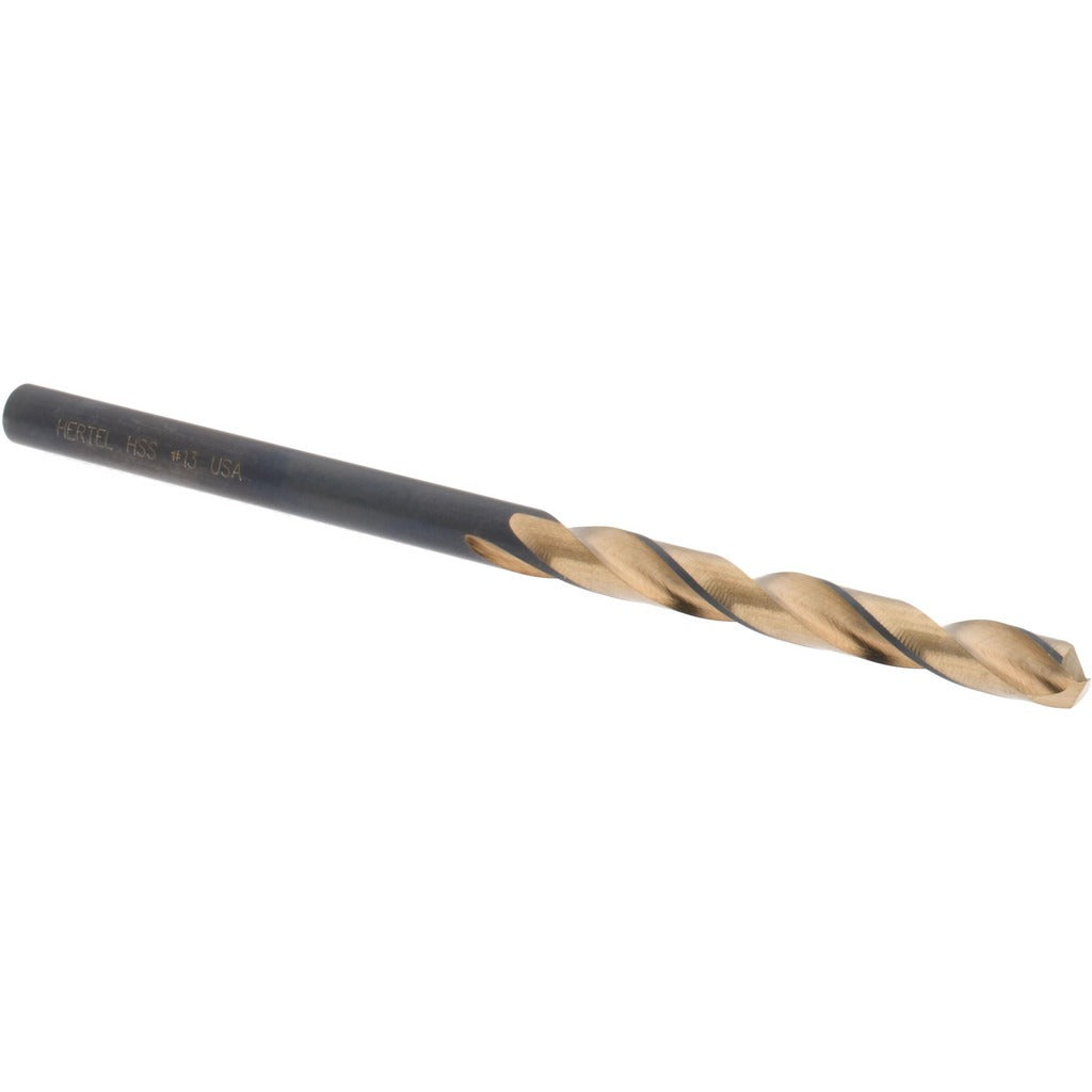 HERTEL Hertel H95006112 Jobber Drill Bit No 13 Hss 137 Deg