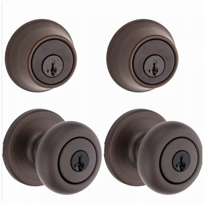 KWIKSET Kwikset 242CV 11P Cp Code K6 Cove Project Pack Combo