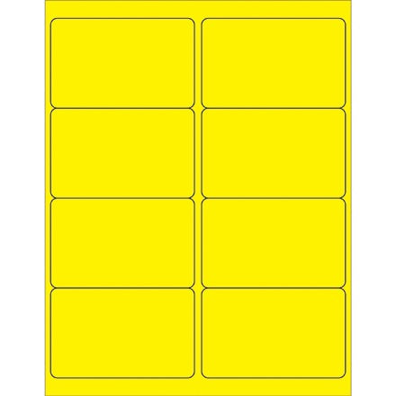 BSC PREFERRED Bsc Preferred LL179YE Adhesive Labels 800 Per Case