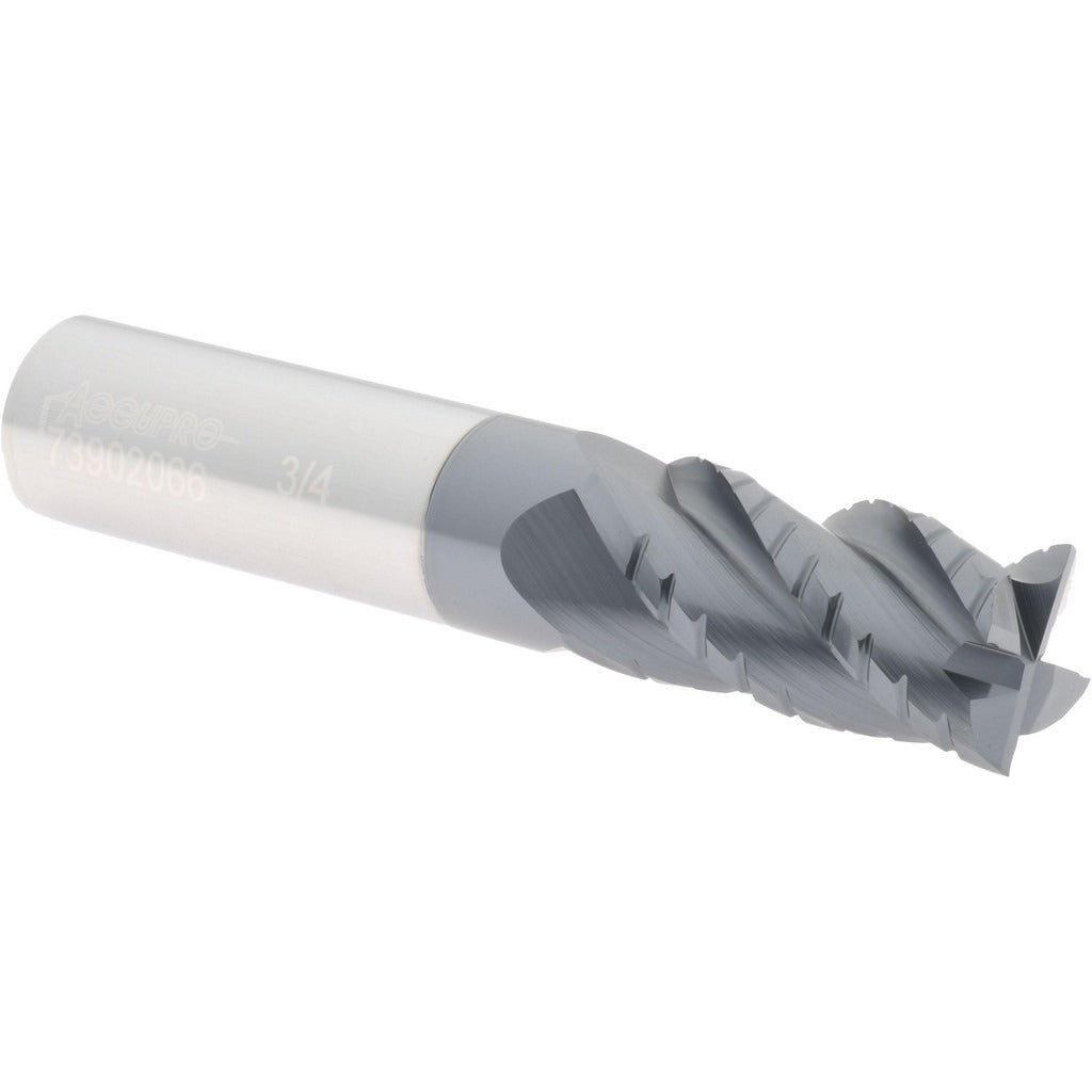 ACCUPRO Accupro 12184997 Square End Mill 4-flute 0.75 in Altin Carbide