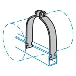 Haydon C110158 Electro-Galvanized Tubing Clamp Power 5/8