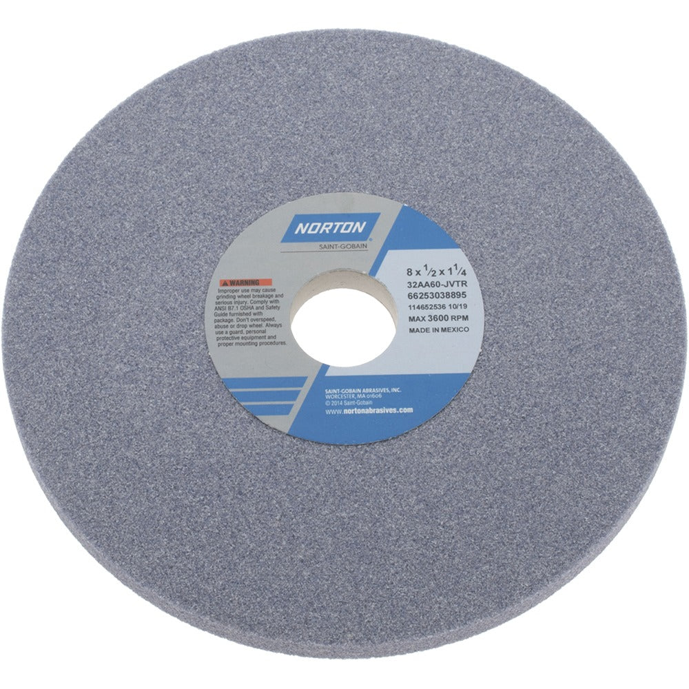 NORTON Norton 66253038895 Surface Grinding Wheel 8in 60 Grit
