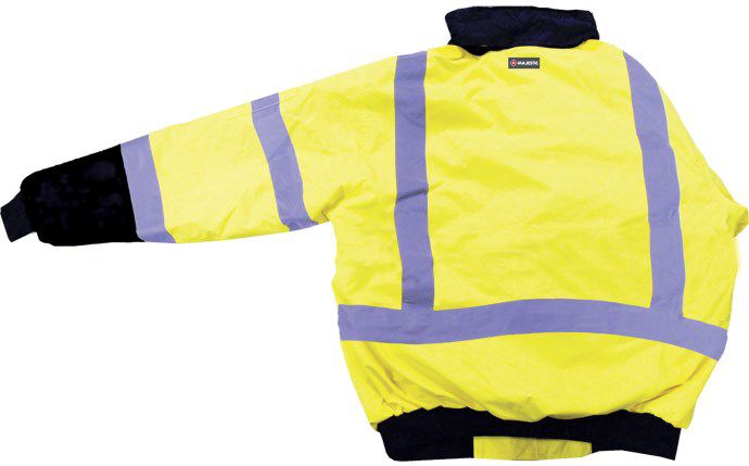 MAJESTIC Majestic 75-1313/S Hi-Viz Waterproof Bomber Jacket Small 75-1313/S