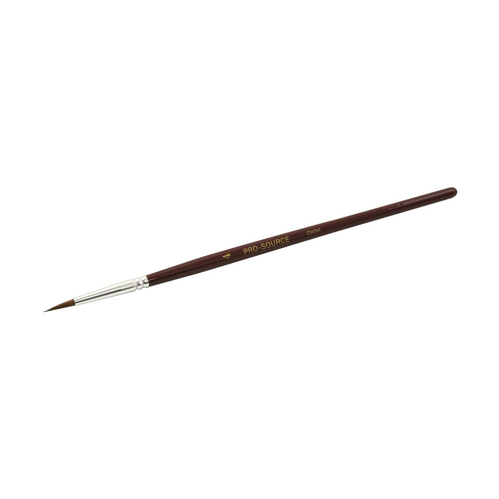 PRO-SOURCE Pro-source AUB02-5 Artist Paint Brush Size 4 Sable