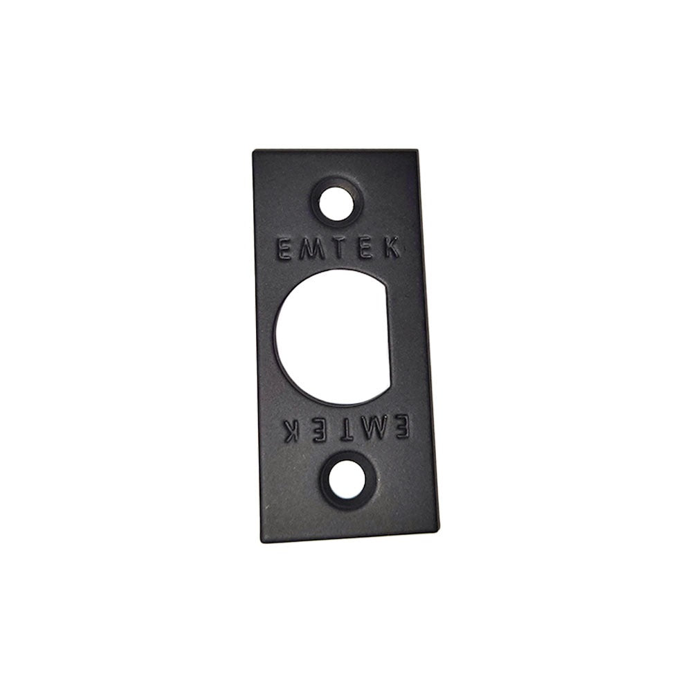 EMTEK Emtek 83230US19 Square Corner Faceplate Flat Black
