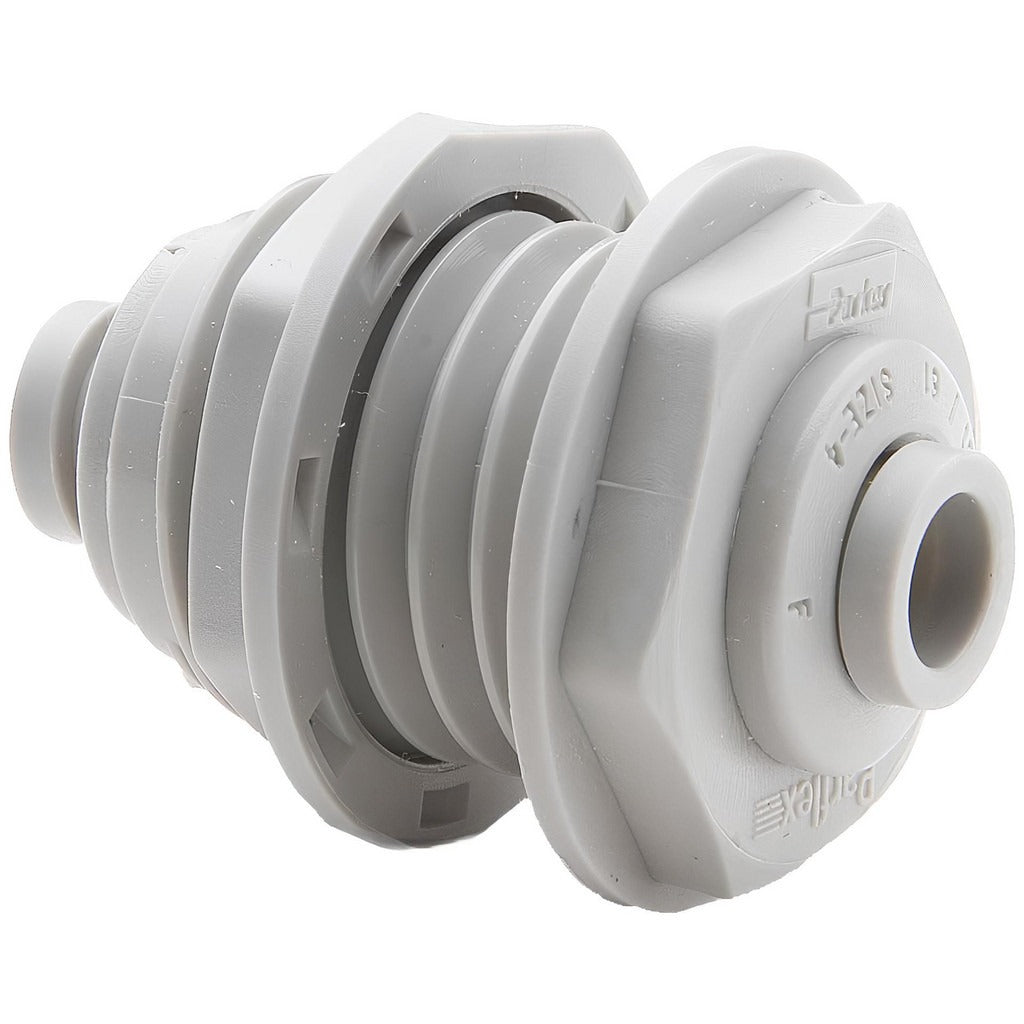 PARKER Parker A6BU4-MG Push-to-connect Bulkhead Union 3/8x1/4
