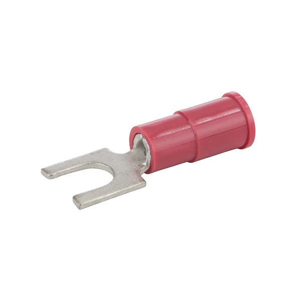 PANDUIT Panduit PV18-10FX-CY Fork Terminal Vinyl Insulated 22-18 AWG #10 Stud Pack 100