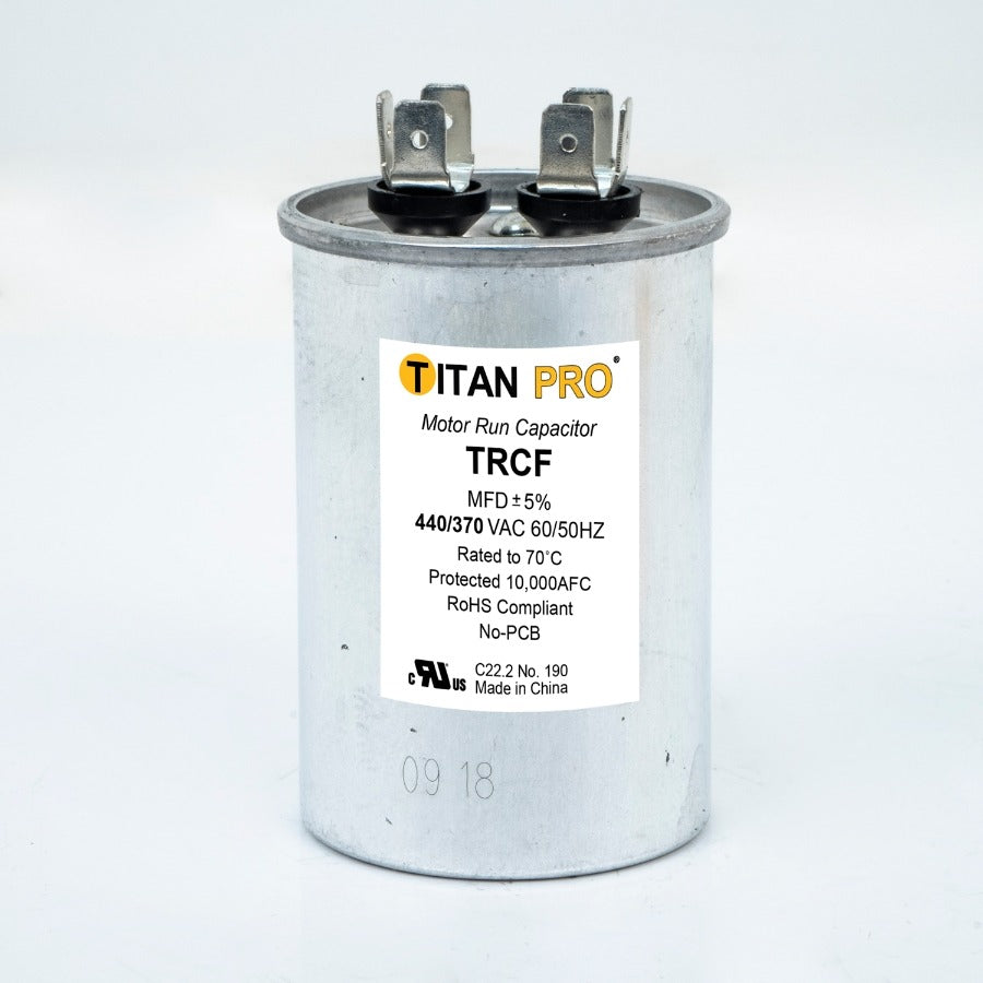 DIVERSITECH DIVERSITECH TRCF45 Run Capacitor 45 mfd 440/370V Single Round