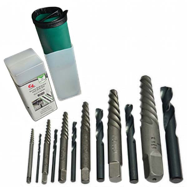 CHICAGO-LATROBE Chicago-latrobe 65043 Screw Extractor Set 12 Piece Hss
