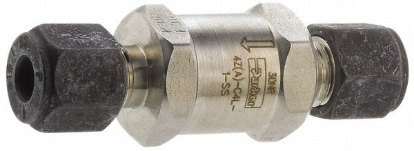 PARKER Parker 12Z-C12L-1-SS Check Valve 3/4 in Comp X Comp Ss