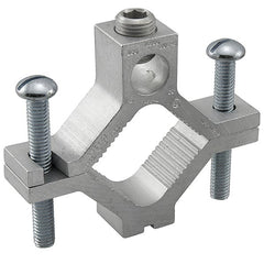 ILSCO AGC-4 Permaground Aluminum Ground Clamp, Conductor Range 250-6, Pipe Sizes 2-1/2 to 4in, UL