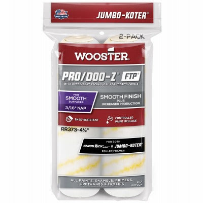 WOOSTER Wooster Brush RR373-4 1/2 Miniroller Cover 3/16 Inch Nap