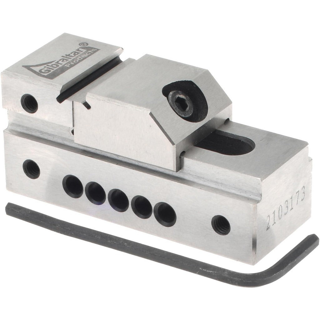 GIBRALTAR Gibraltar GB-Vise-002 Toolmaker Vise 1 in Flat Jaw Steel